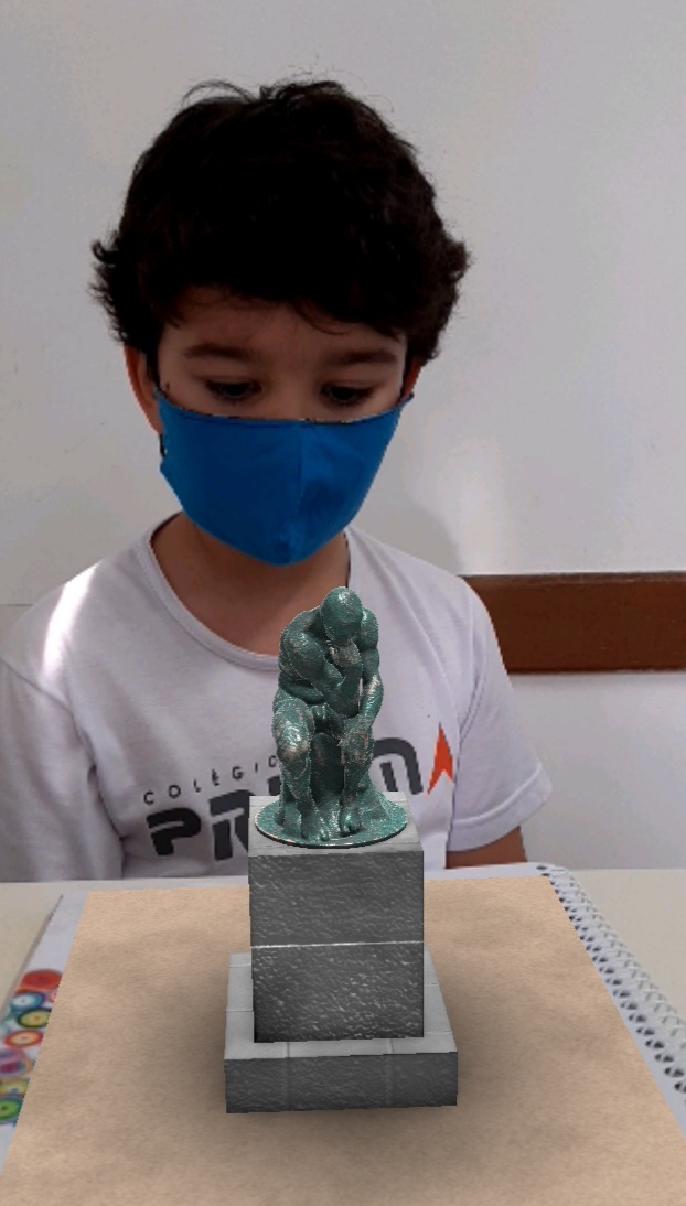 3º Ano B - Aula de Arte - Auguste Rodin