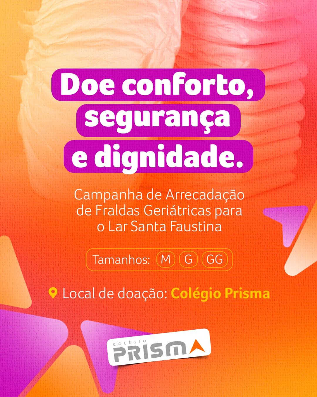 Campanha de Arrecadação de Fraldas Geriátricas